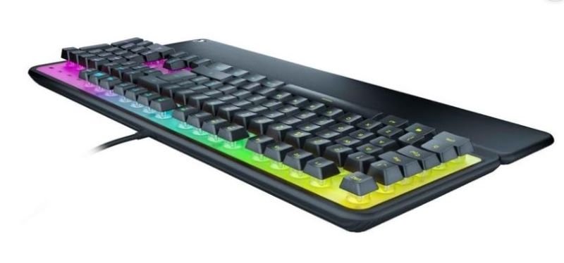 Roccat Magma RGB membrane gaming keyboard with vibrant top-plate lighting