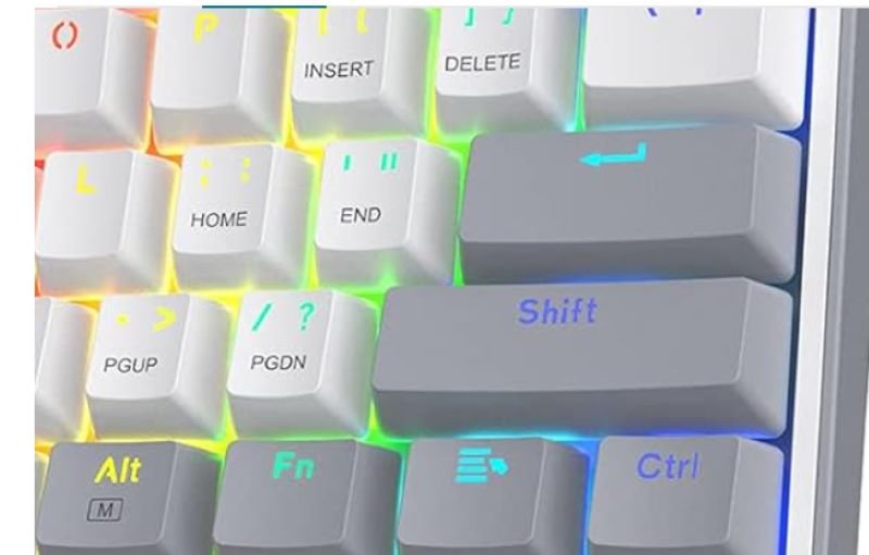 Redragon K617 Fizz 75 percent hot-swappable compact gaming keyboard